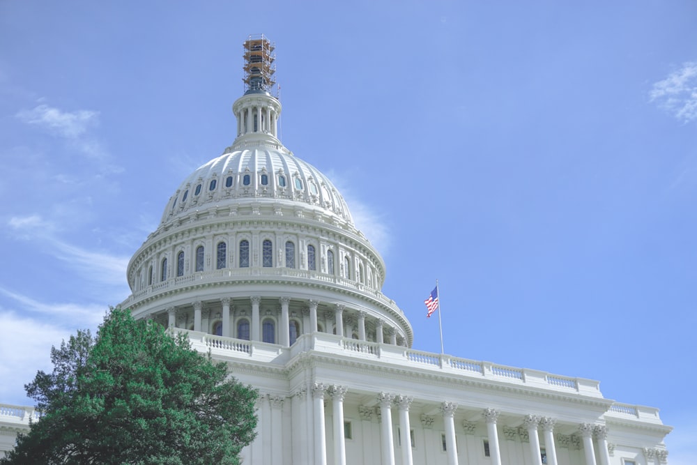 La cúpula del edificio del Capitolio de los Estados Unidos