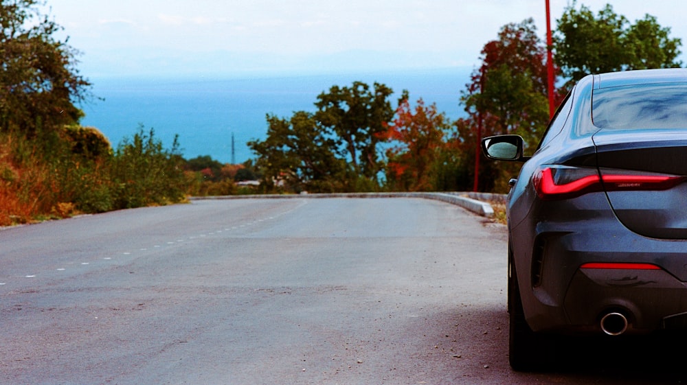 a car parked on the side of the road