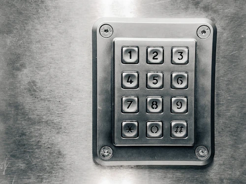 Teclado numérico de control de acceso
