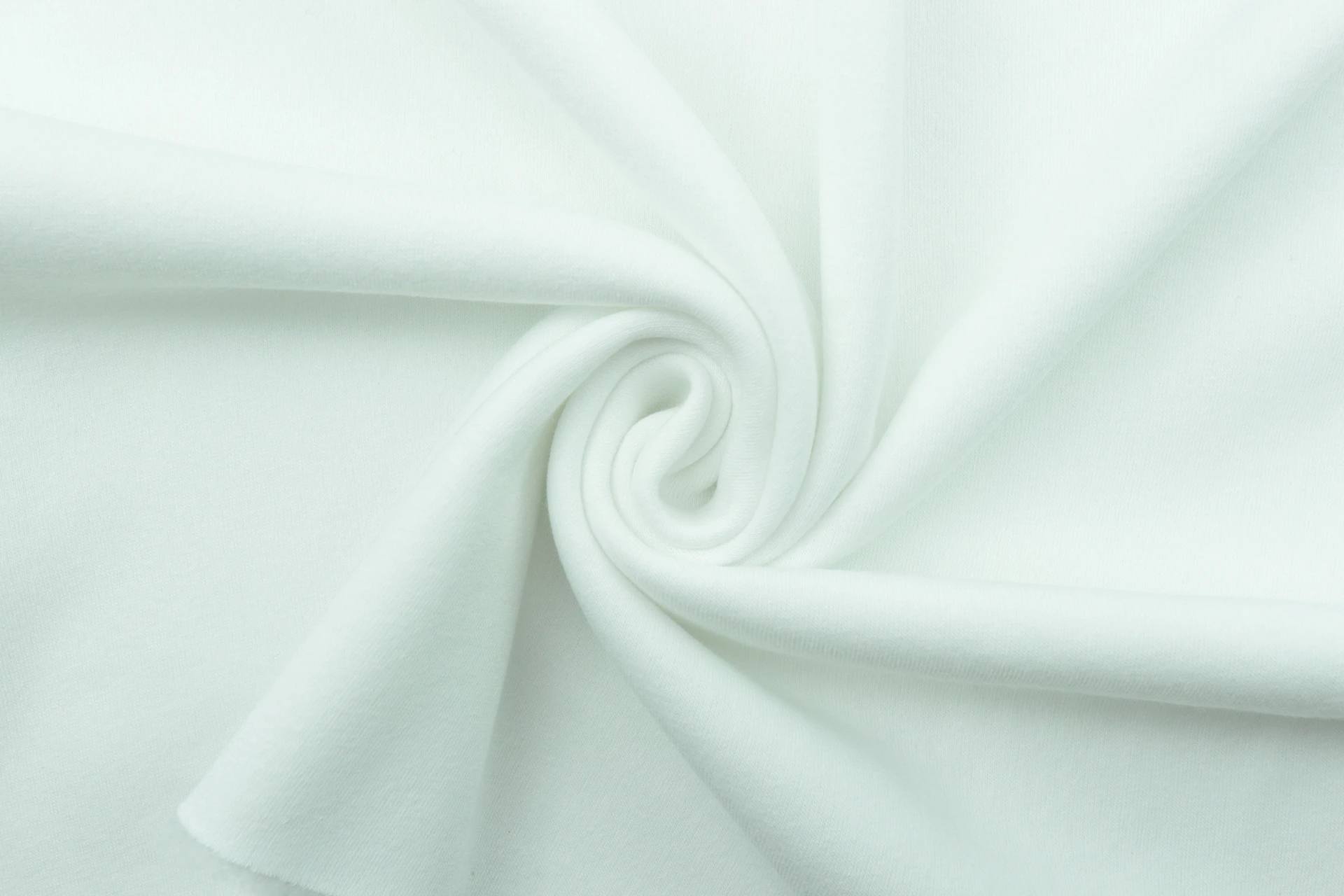 a close up view of a white fabric