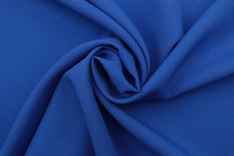 a close up of a blue fabric