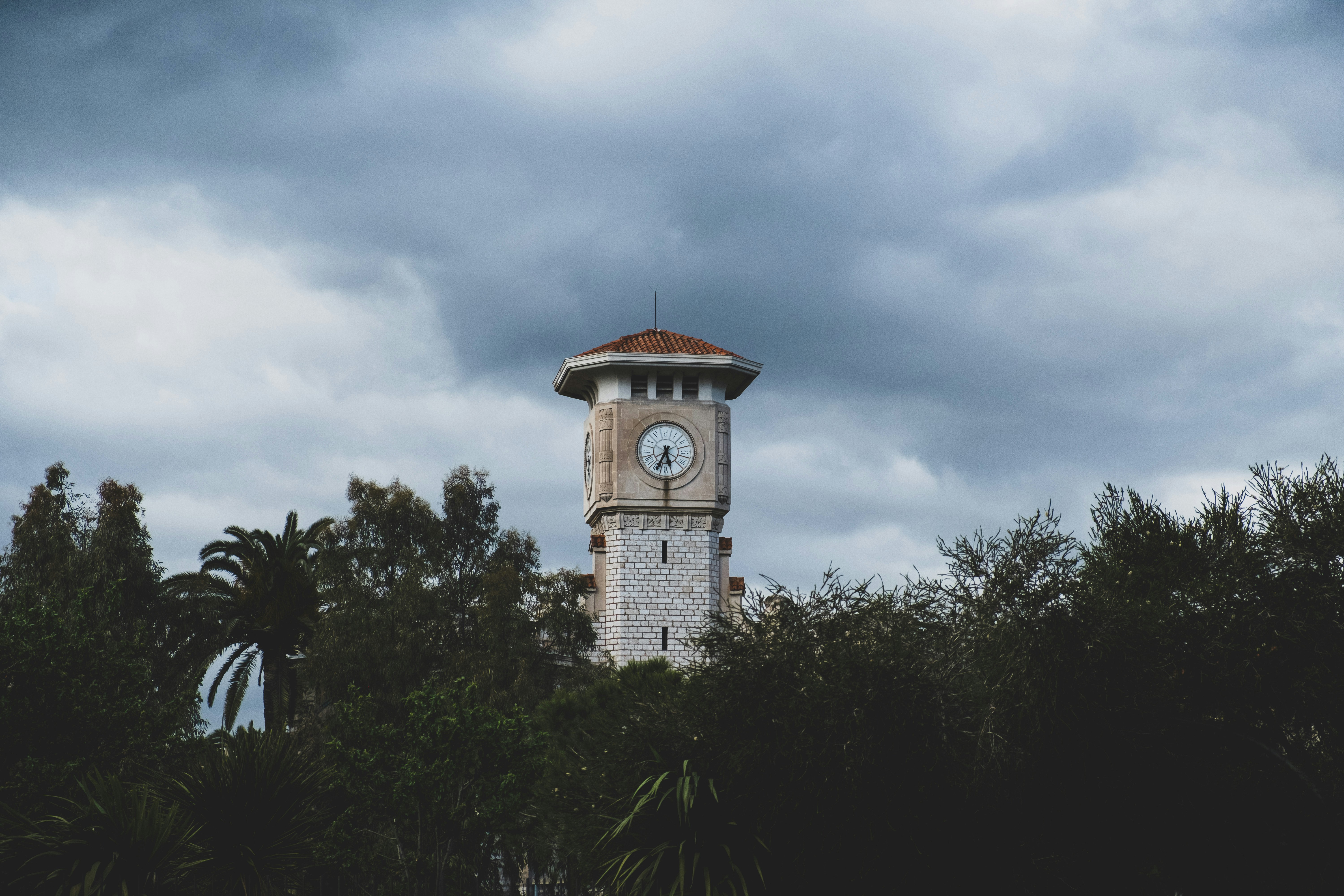 a tower with a clock on the top of it