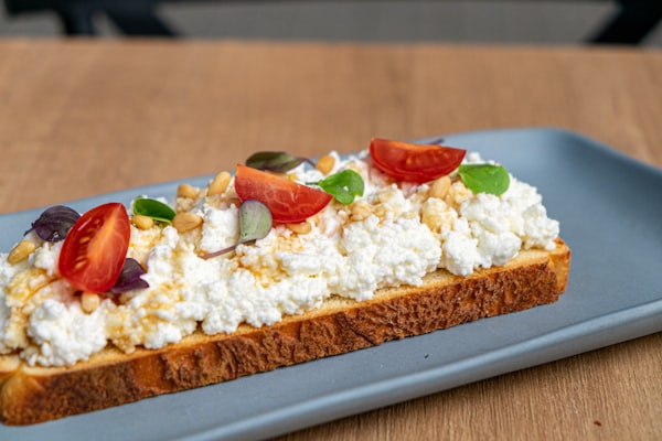 Cottage Cheese met Peer en Kaneel