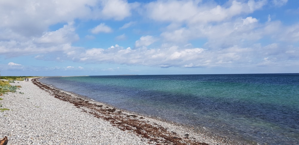 a view of a beach and a body of water