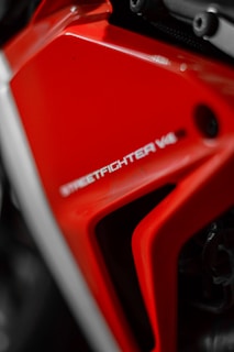 A close-up of the Ducati Multistrada V4 showcasing its sleek design.