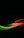 A smooth, abstract wave of colors flows against a dark background, transitioning from vibrant red to orange, yellow, and finally green. The colors blend seamlessly, creating a dynamic and fluid motion effect.