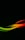 A smooth, abstract wave of colors flows against a dark background, transitioning from vibrant red to orange, yellow, and finally green. The colors blend seamlessly, creating a dynamic and fluid motion effect.