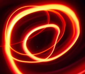 A colorful vector field illustrating magnetic flux lines around a current-carrying wire.