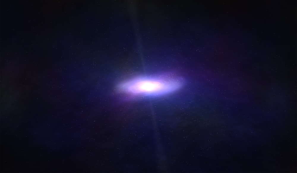 Un'immagine di un oggetto luminoso nel cielo
