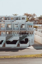a building with balconies and balconies on the balconies