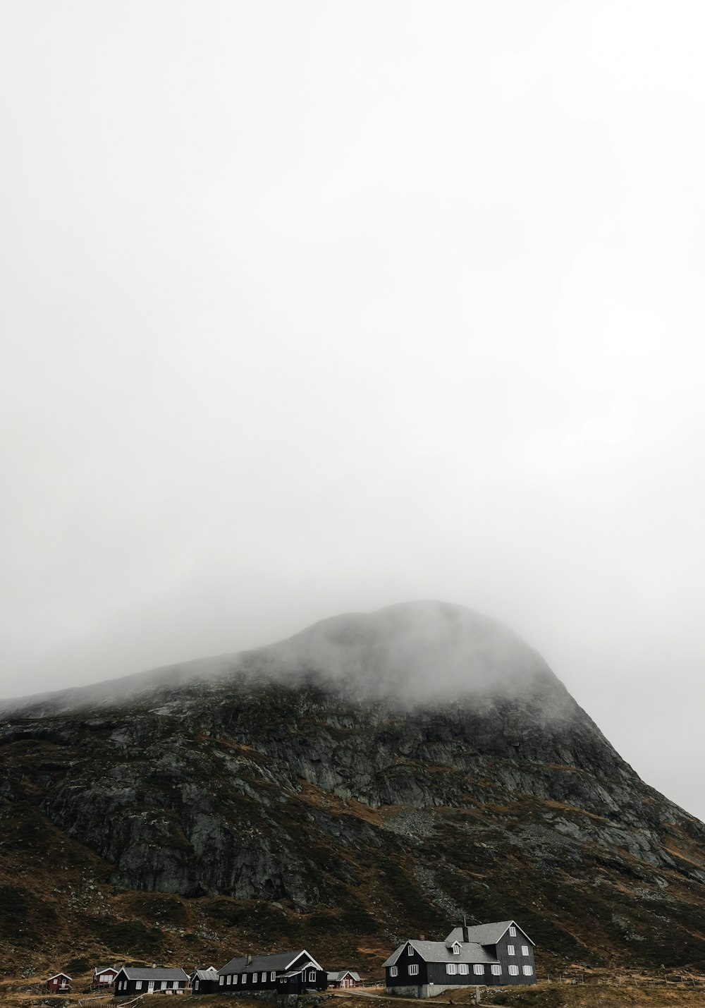 a snow covered mountain