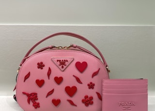 Luxury Pink and Red Prada Bag 💓❤️💖❤️