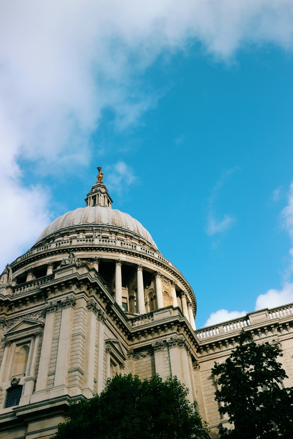 a large building with a dome on top of it