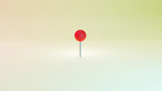 Minimalistic pin icon representing a local meeting point in a dark mode style.