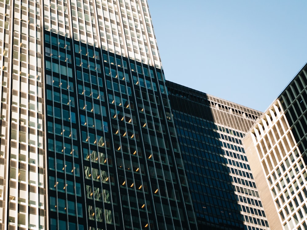 a very tall building with lots of windows