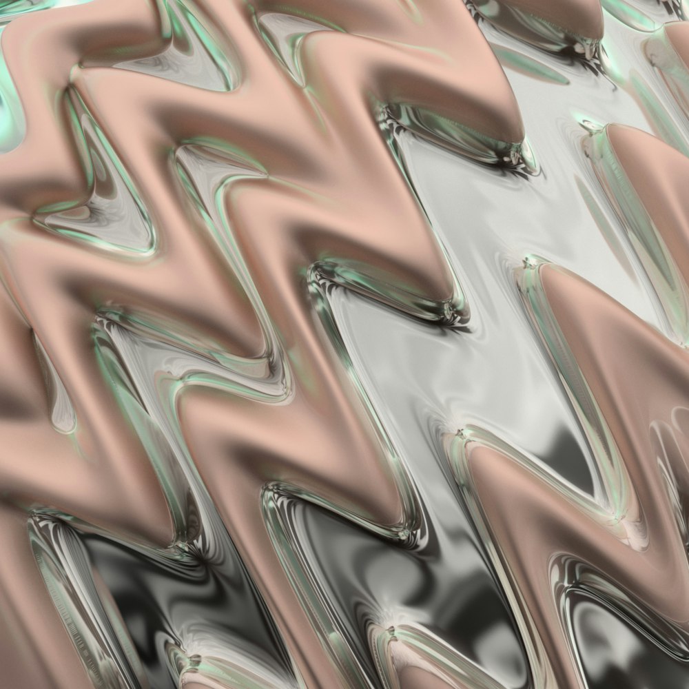 a close up of a metal object with a blurry background