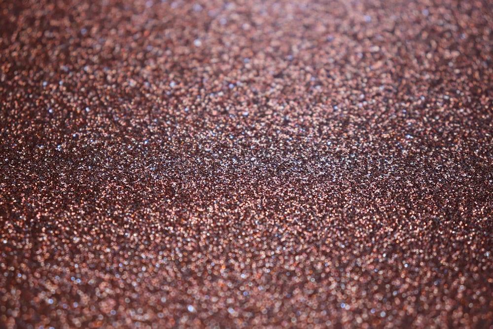 um close up de um fundo de glitter marrom