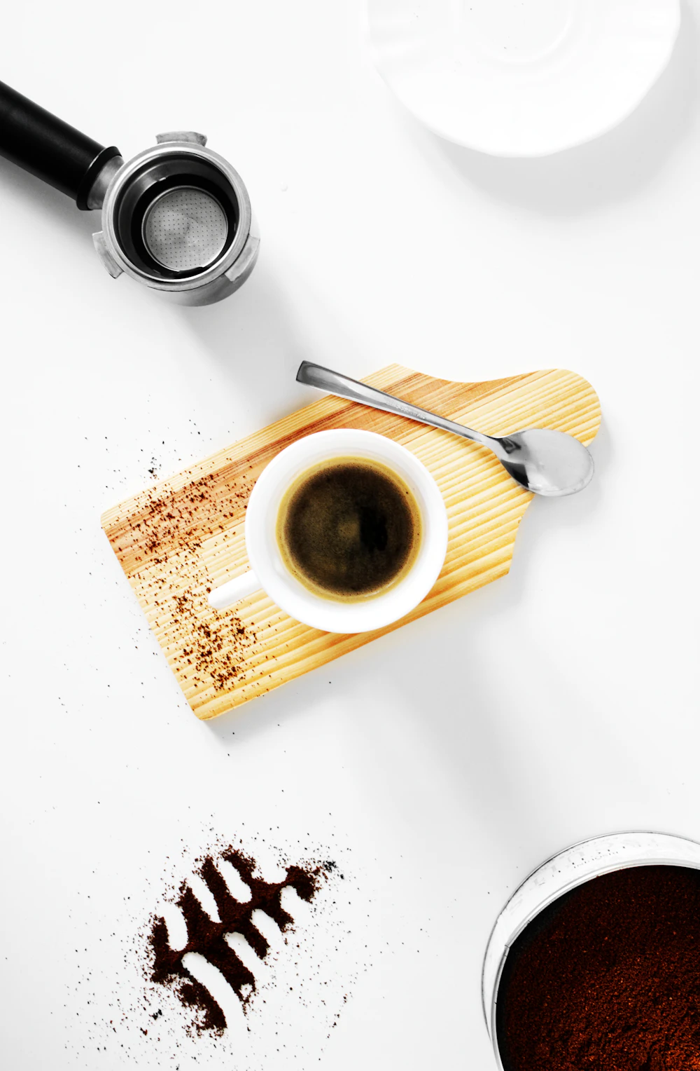 Photo of a similar item: Cuisinox White Porcelain Espresso Cups with Saucers, Set of 4