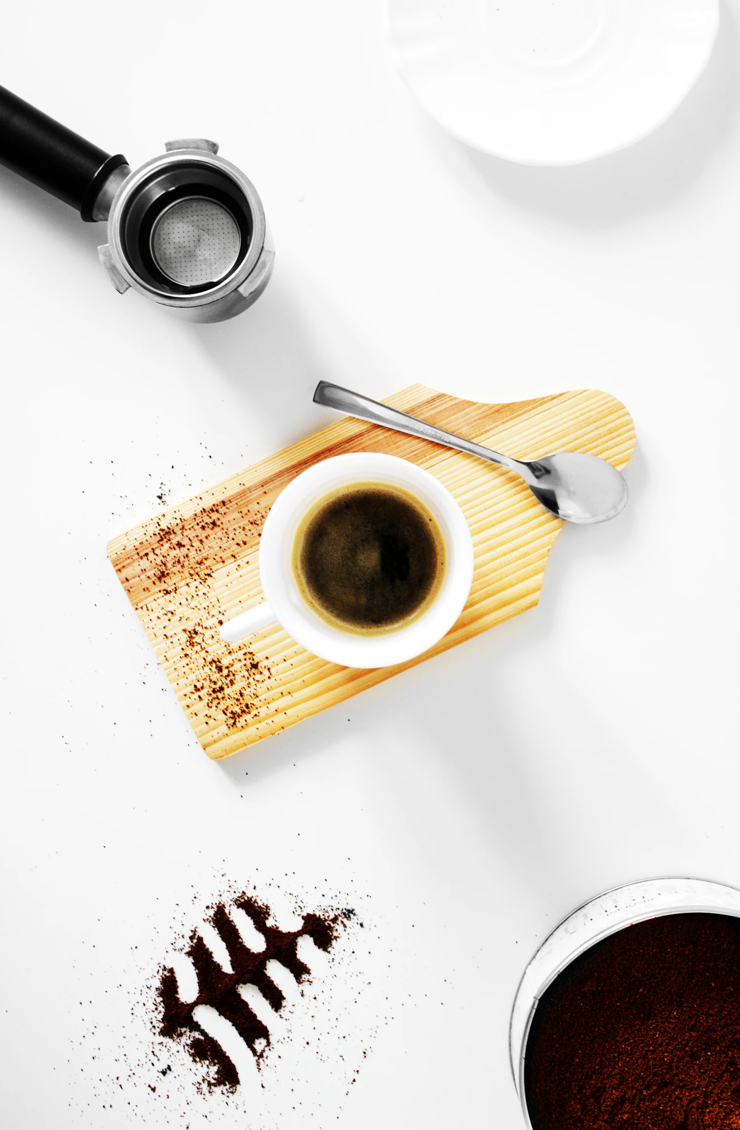 Photo of a similar item: Cuisinox White Porcelain Espresso Cups with Saucers, Set of 4