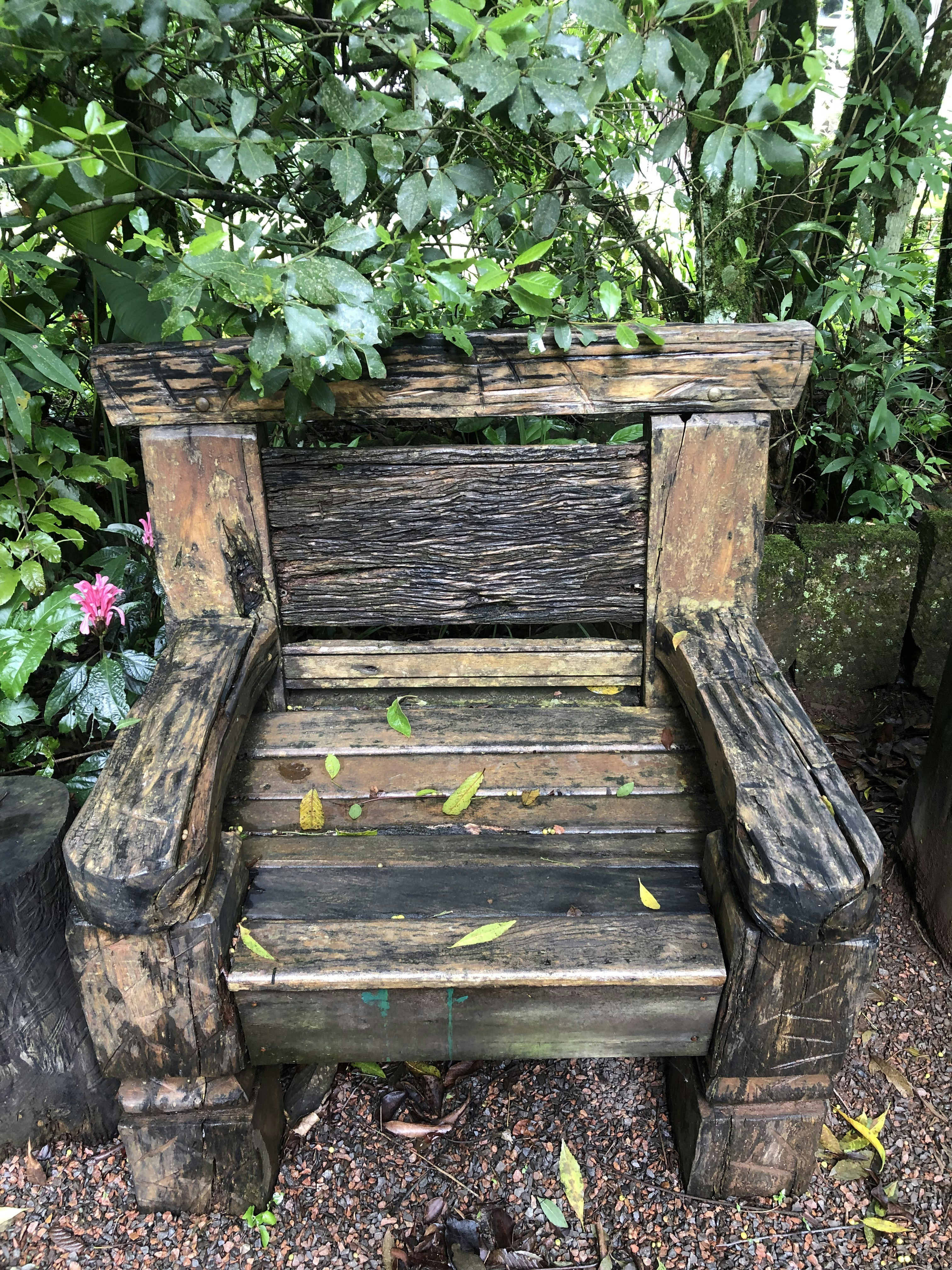 Rustic Cedar Outdoor Bench