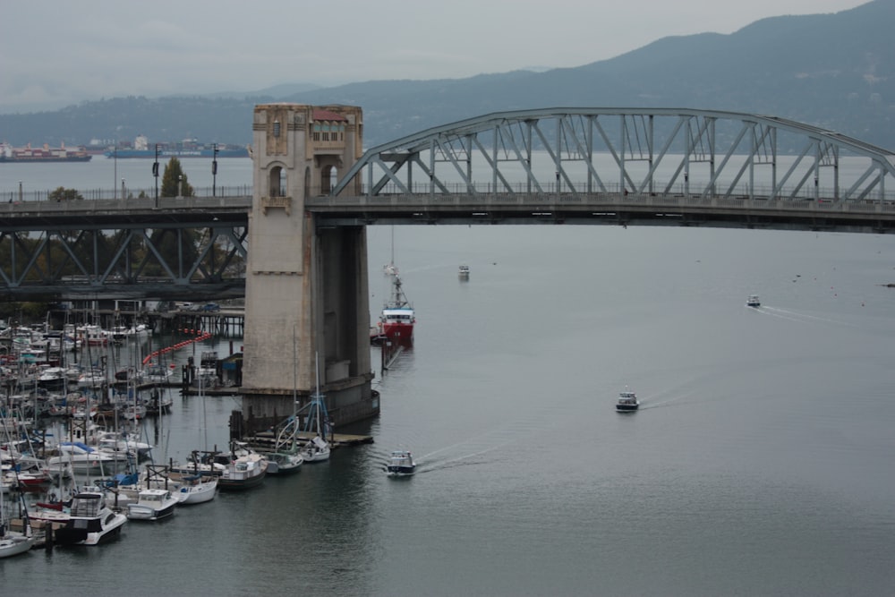 a large bridge over a large body of water