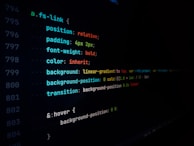 Clean style guide page highlighting the chosen colors, typography, and spacing for developer hand-off.