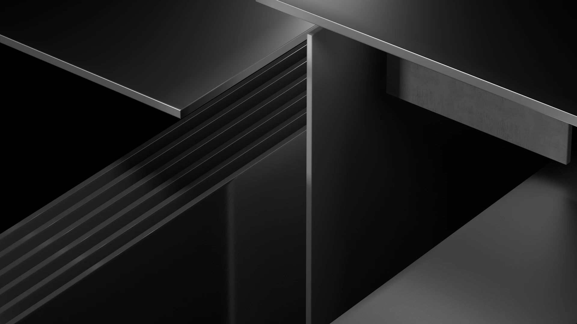 A sleek, modern stereophoto showcasing layered depth with subtle shadows and clean lines.