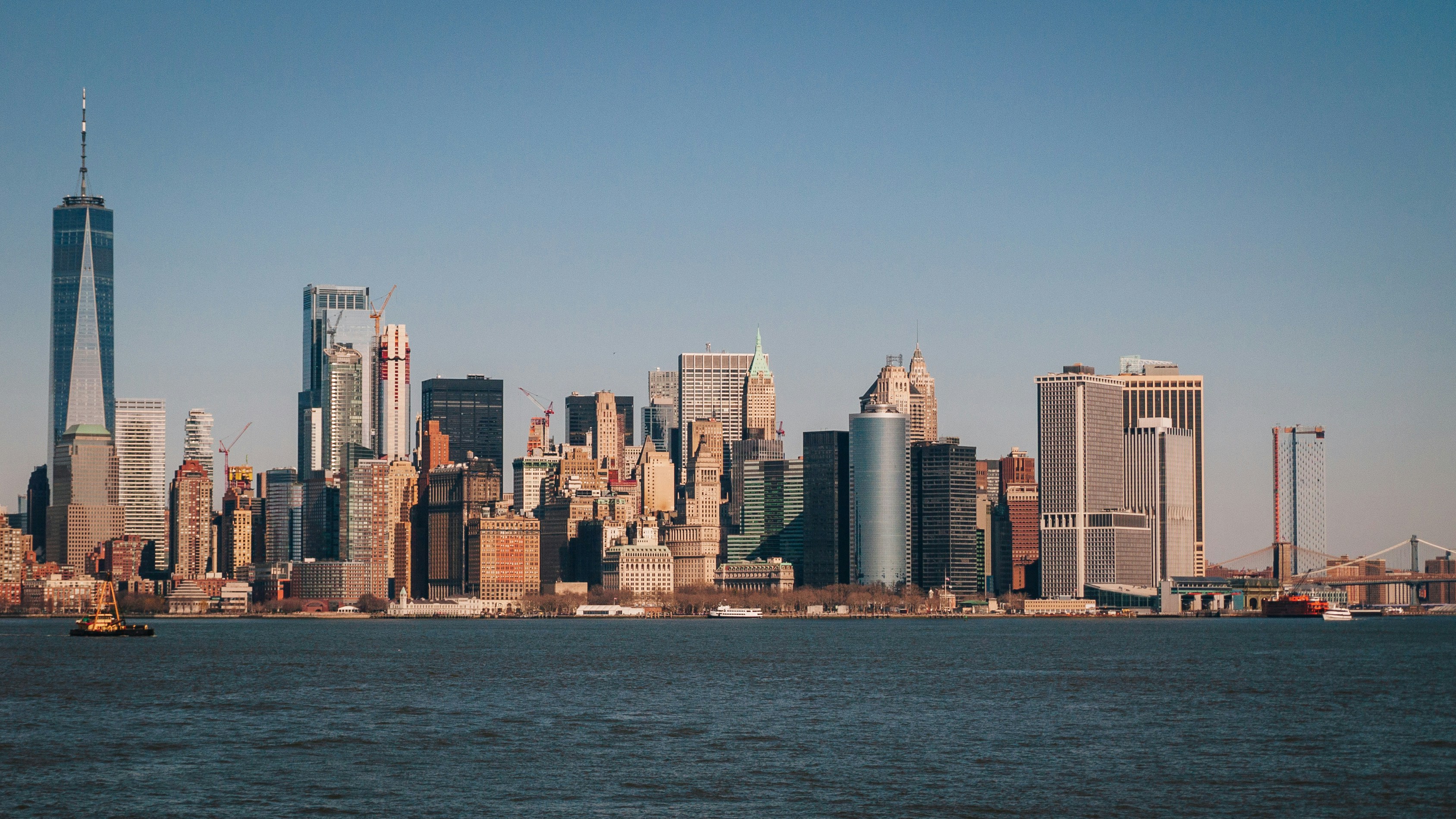 a view of a large city from across the water