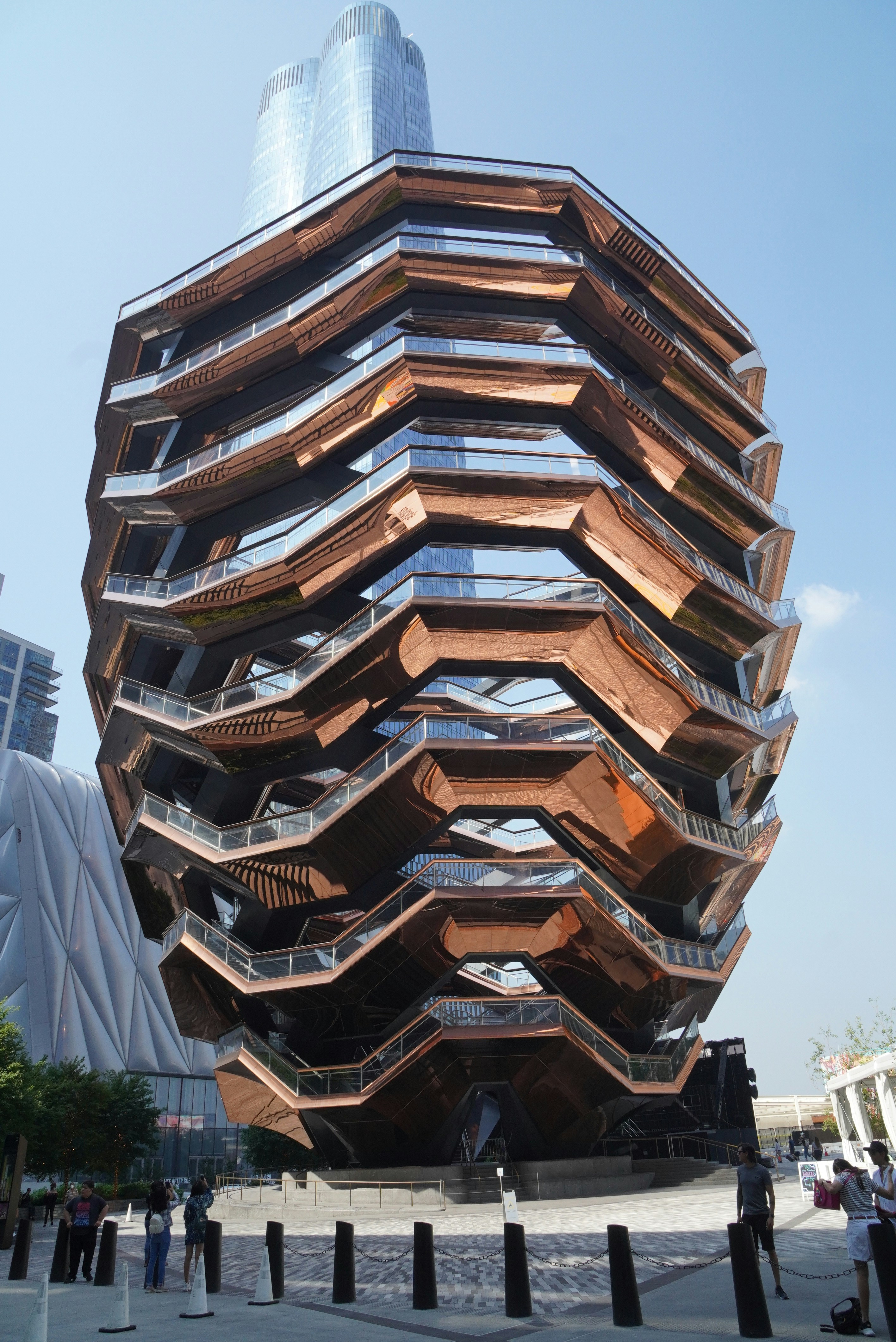 a very tall building with a lot of windows