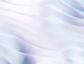 Abstract blue and gray wave shapes flowing softly on a clean white background.