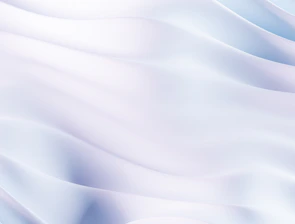 Soft electric blue geometric waves softly glowing against a deep navy backdrop.