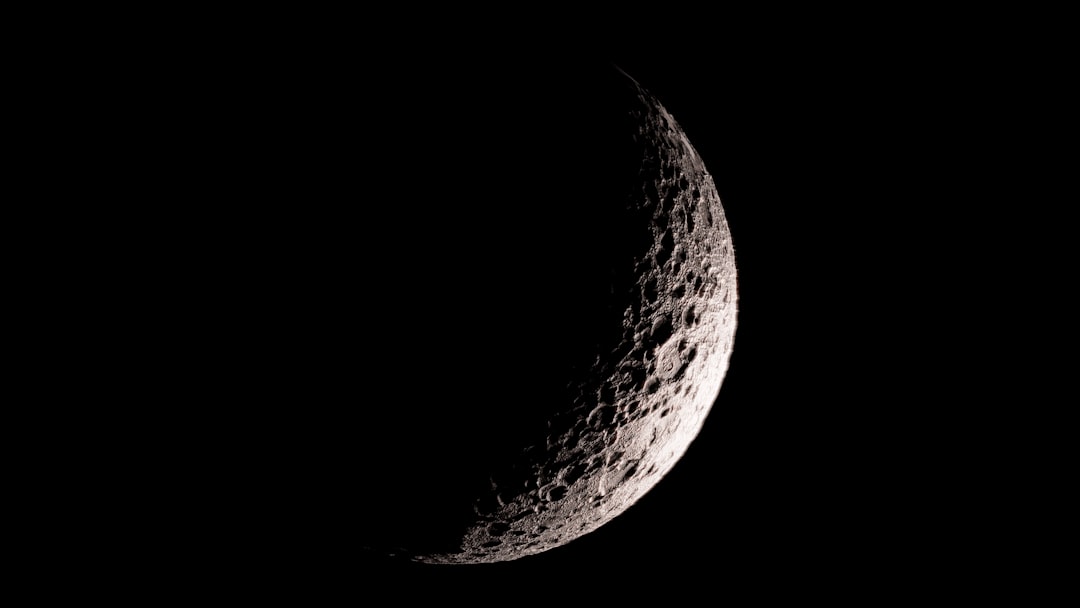 a half moon is seen in the dark sky, If the moon were perfect, it wouldn’t have been so beautiful.<p></figure>Beauty shines through imperfections.</p><p>Day 18 from Inktober 2021.
