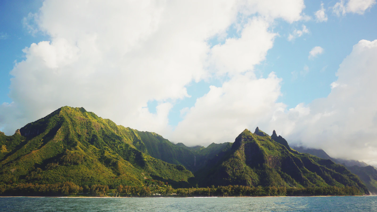 Scenic travel landscape of National Park of American Samoa