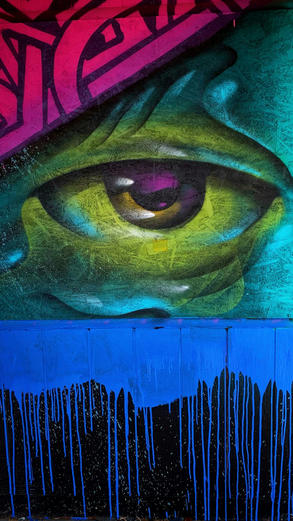 graffiti on a wall