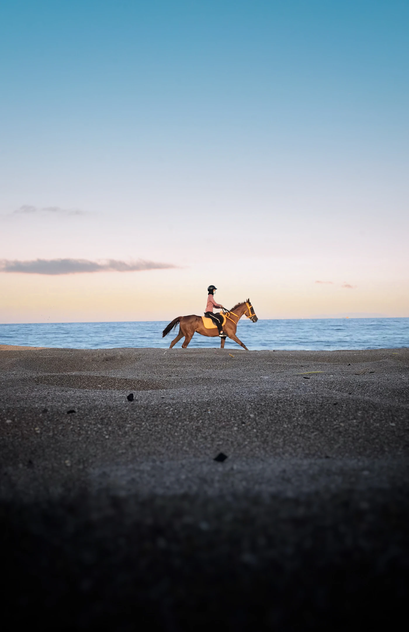 Reiter am Strand von Fujairah