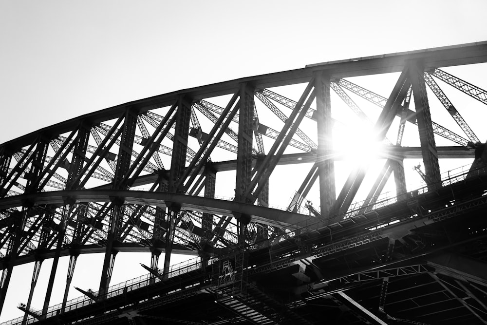 a train crossing a bridge over a river