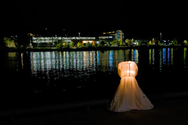 LED lamps used in water treatment equipment glowing softly