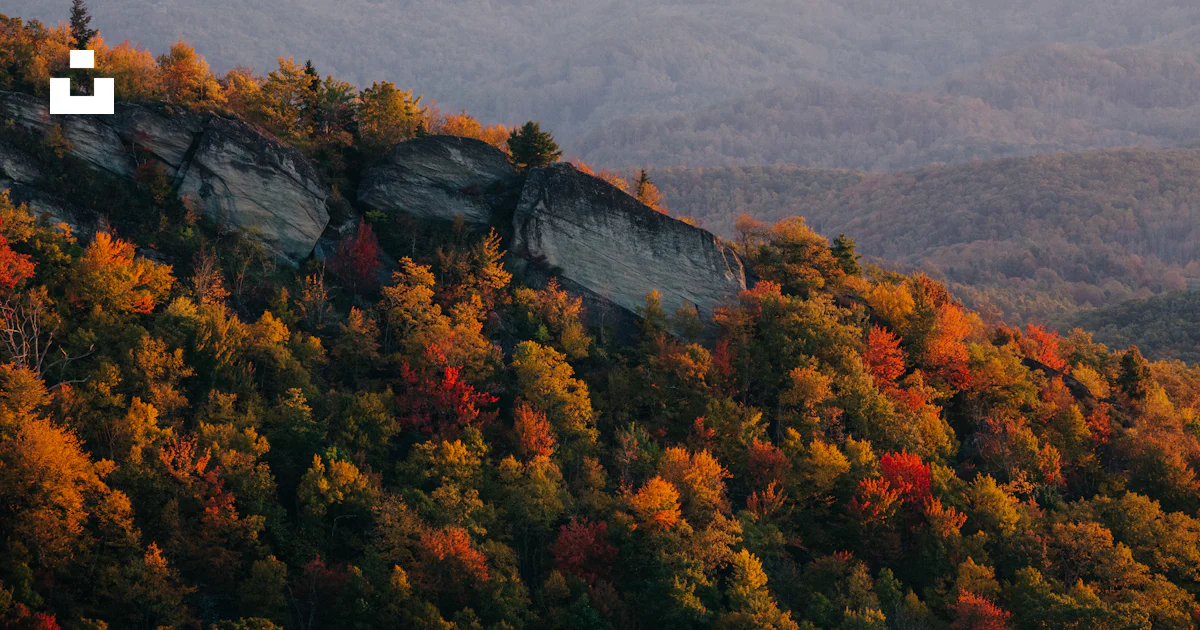 Fall Range A scenic view of a mountain range in the fall photo – Free Forest Image ...