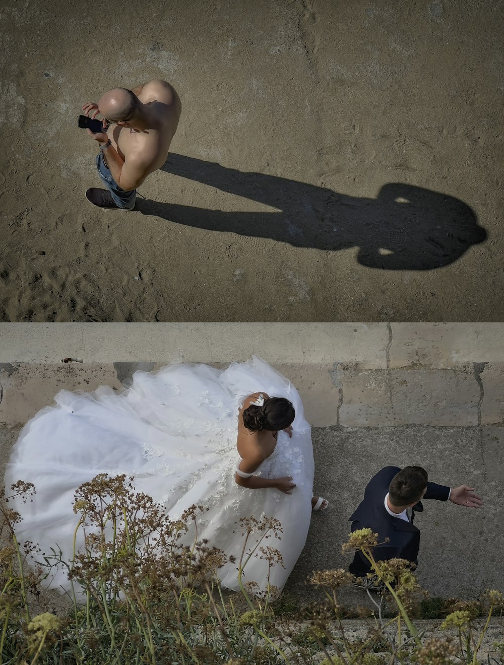 a man and a woman standing next to each other