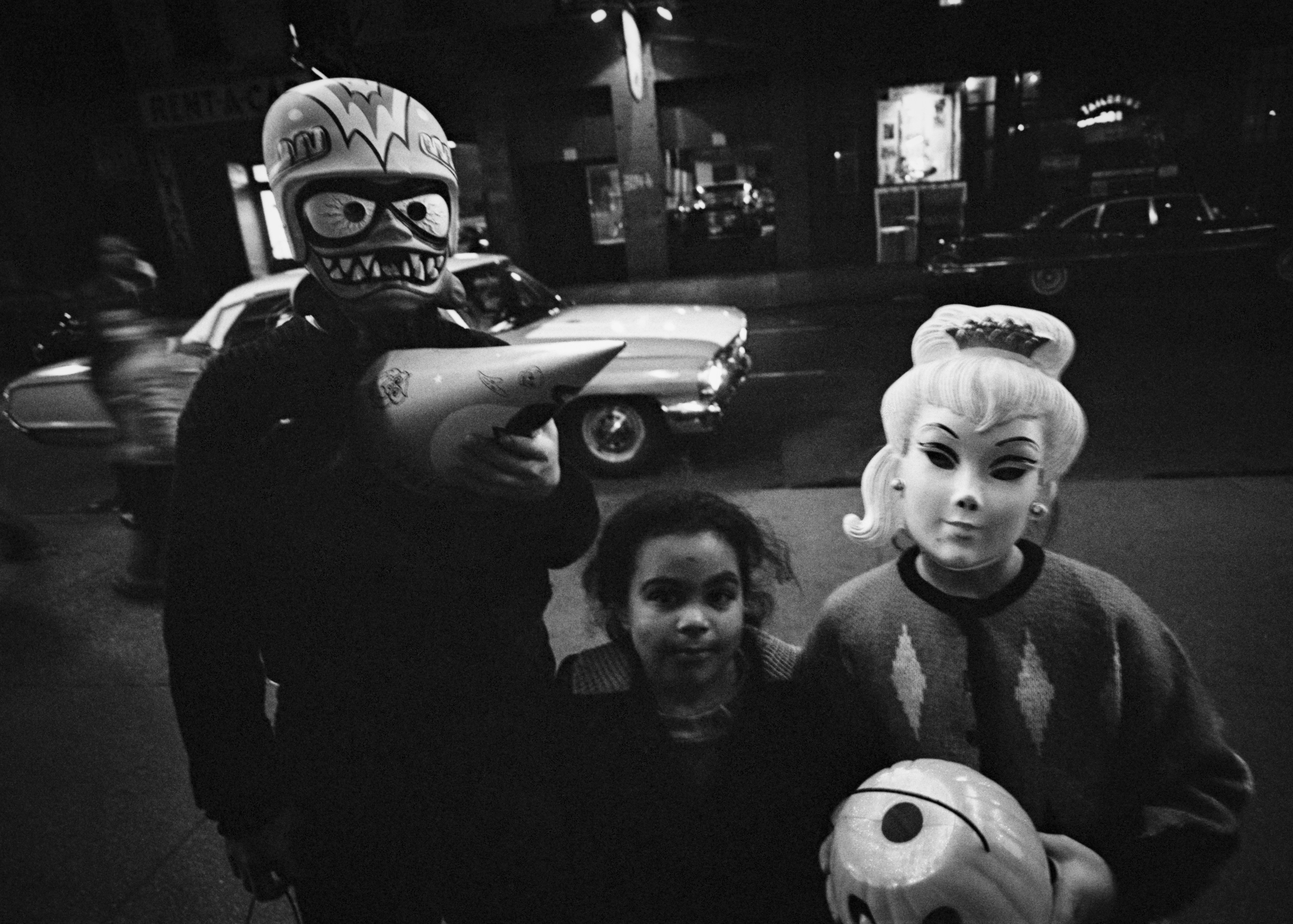 a couple of people standing next to each other