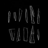 a black background with white letters that spell out the word slow