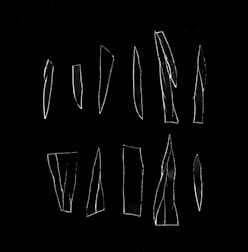 a black background with white letters that spell out the word slow