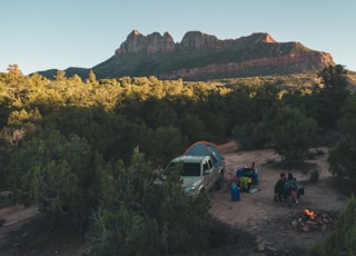 View from a dispersed campsite a couple miles from Zion National Park.