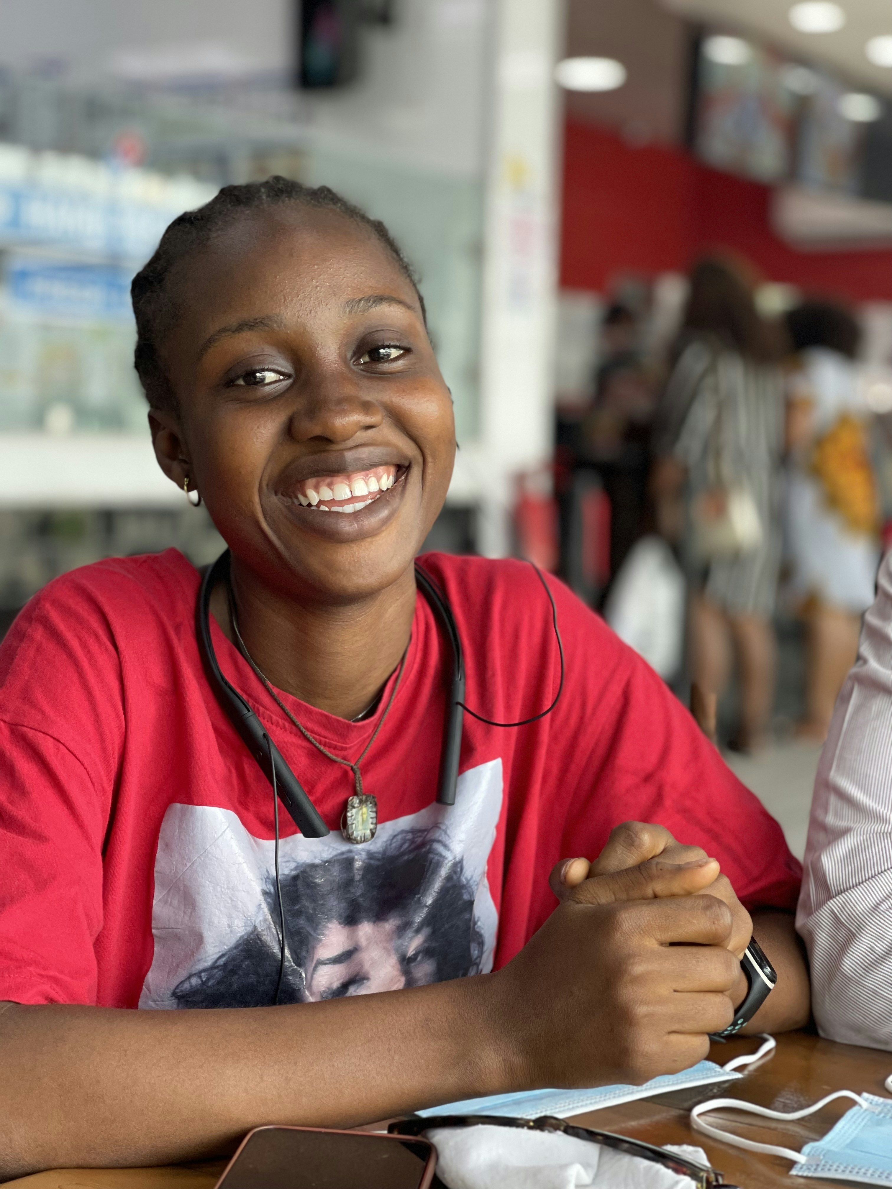 Ananya Bose happy customer portrait