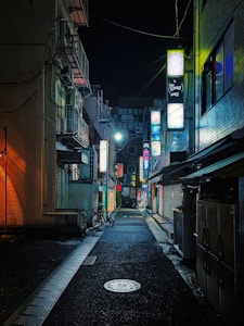 Neon Alley Print