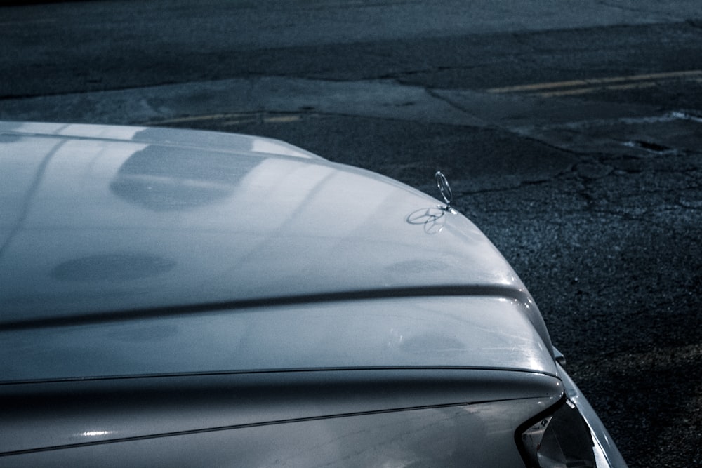 a car parked on the side of the road