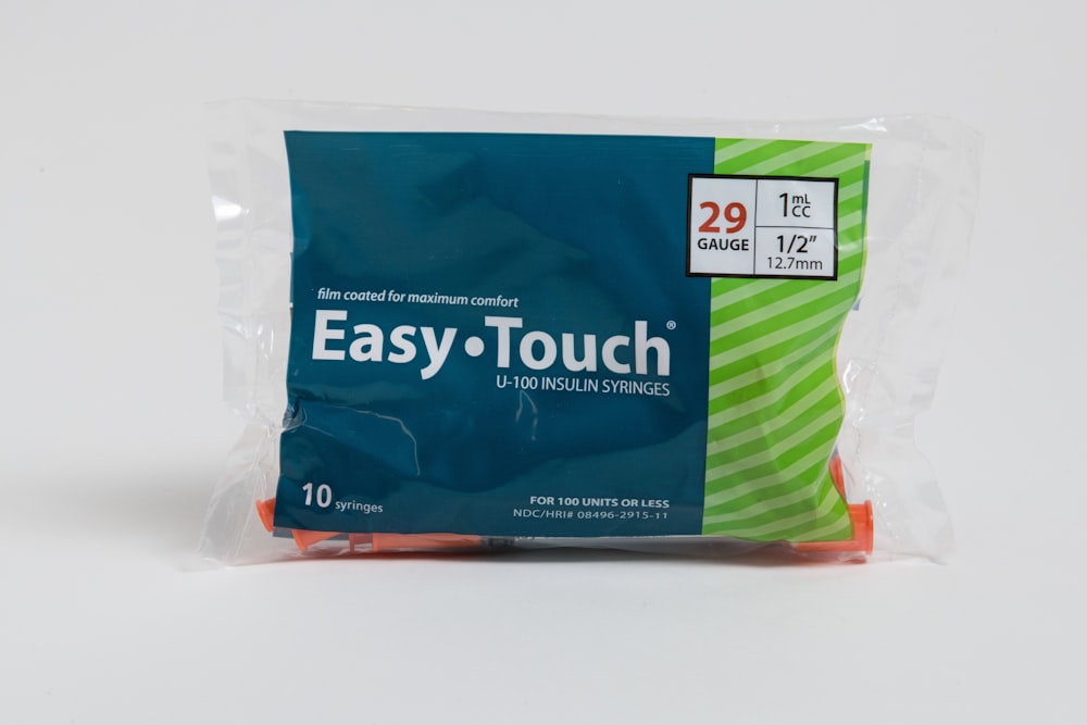 a package of easy touch disposable wipes