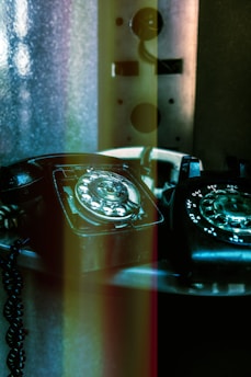 a close up of a phone on a table