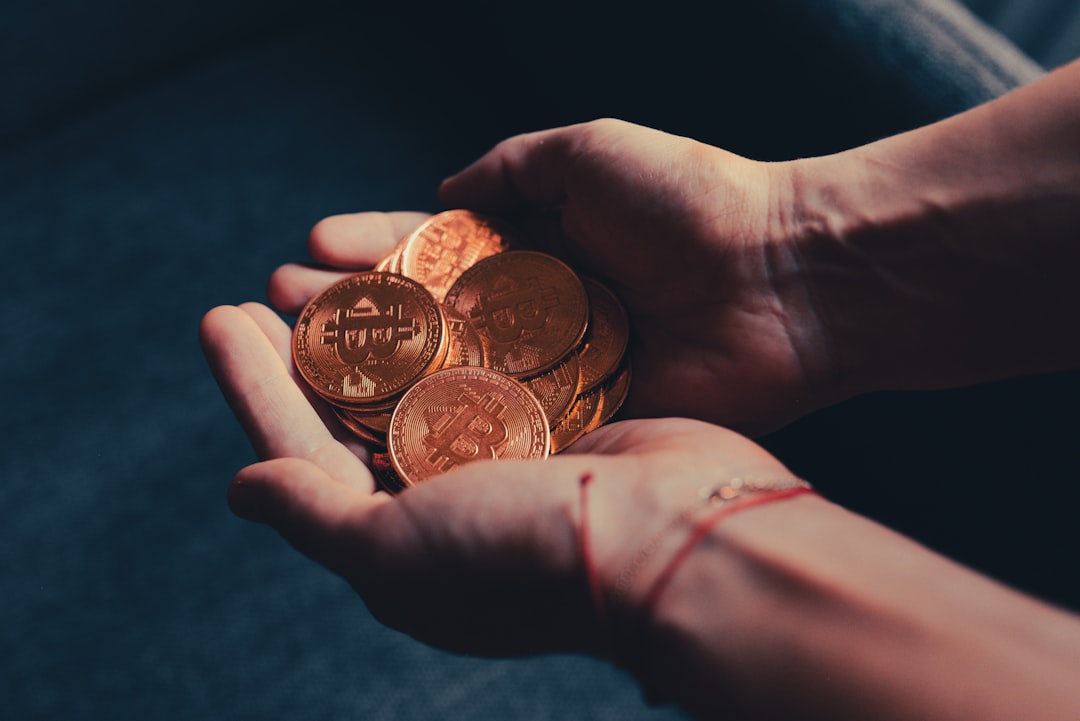 Unsplash image for cryptocurrency coins