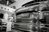 a close up of a car